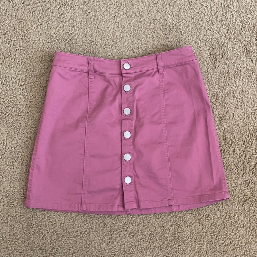 pink skirt